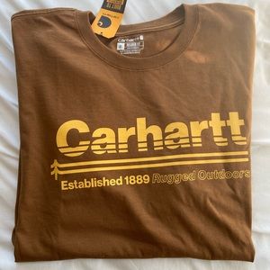 Carhartt brown t shirt